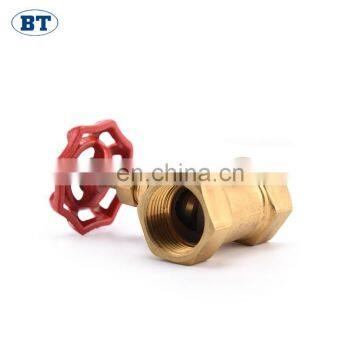 BT4001 Italy Type PN16 Brass Stem Gate Valve BSP/NPT Thread 1/2"-4" photo-3