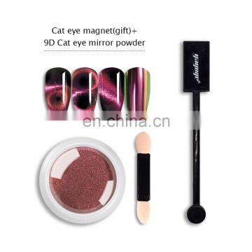 9D Cat Eye Kit UV Gel Soak Off UV LED Mio Magnet Shining Colorful Nail Art