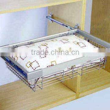 SS wardrobe pull out basket