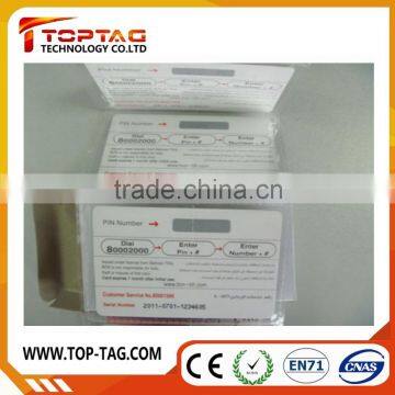 CR80 Standard Pvc Scratch Code Recharge Cards photo-3