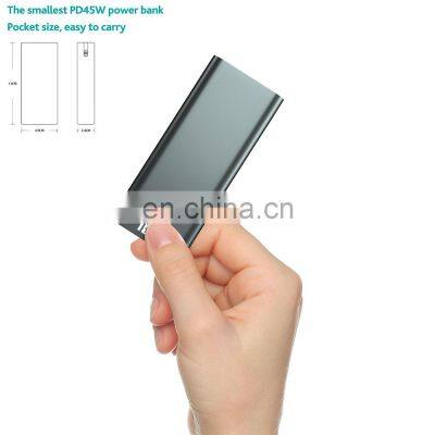 IBD 2021 Wholesale 15000 Mah Alluminum Alloy + PC Custom OEM Logo Portable Power Bank For Macbook photo-4