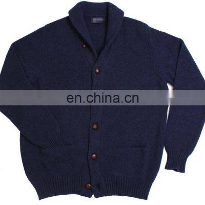 Men Shawl Collar Wool Cardigan,Oversized Knit Cardigan