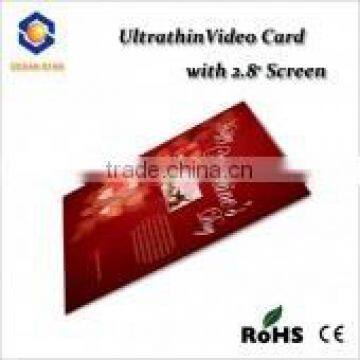 2016 Popular 2.4-10.1" Lcd Video Greeting Card Video in Print Module