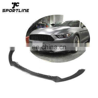 Carbon Fiber Mustang Front Bumper Lip for Ford Mustang 2015UP