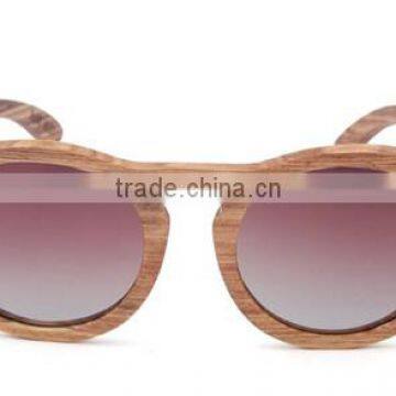 Men New Style Free Custom Laser Logo Handmade REVO Polarized Full Rim Polarized Wooden Round Sunglasses Eyewear With Rivet photo-5