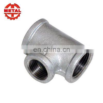 malleable iron pipe fittings tee joint