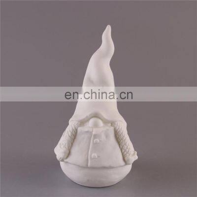 New Custom Diy Kid Ceramic Santa Clause Christmas Items With Painting