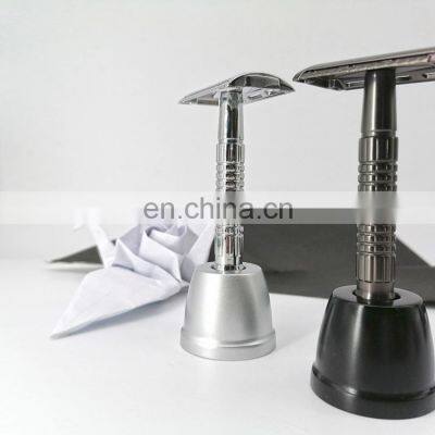 Traditional Personalized Shaving Safety Razor Removable Classic Double Blade Shaving Razor For Man photo-5