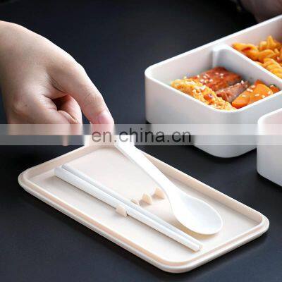 Sustainable Classic High Quality Food Grade Square Recycled Kids Plastic Lunch Box photo-3