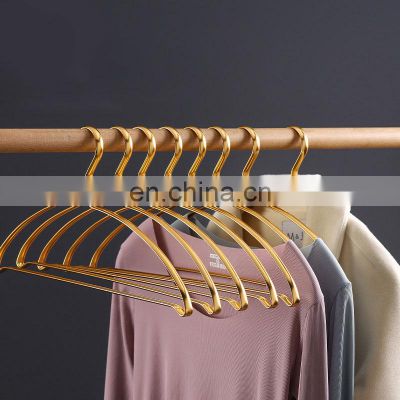 Heavy Duty Non Slip Branded Velvet Clothes Personalized Multi Wedding Children Luxury Gold Hangers