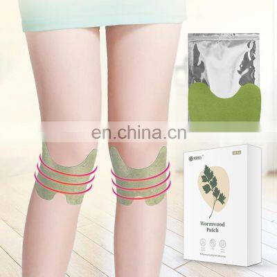 OEM Herbal Knee Joint Patches Wormwood Paste Knee Arthritis Pain Relief Patch Neck Mugwort Rheumatism Parches-para-artritis