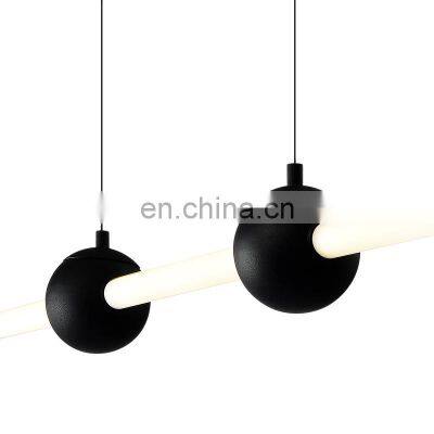 HUAYI Energy Saving Simple Style Living Room Decorative Aluminum Acrylic 14W LED Pendant Light