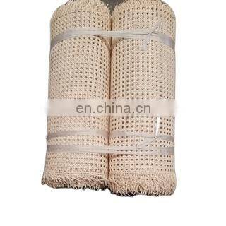 Raw Materials Woven Bleached Rattan Cane Webbing Roll Sell off Cheapest Price for Handicraft Furniture From Viet Nam Manufacture