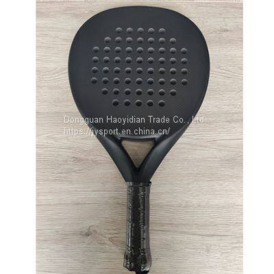 Diamond Frame Shape Carbon Padel Racket With Soft EVA Core P04 3K Surface