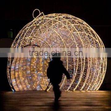 2015 christmas light ball shape arches