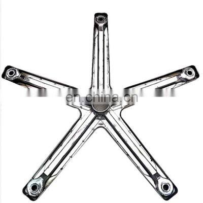 QCP-E06 Salon Hairdressing Vintage Heavy Duty Massage Bed Hydraulic Stylist Leg Office Barber Chair Base Chrome Iron Star Base photo-4