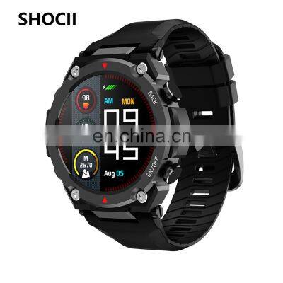 New Dk20 Round Men Sports Bracelet Heart Rate Tracker Custom Ip68 Waterproof Music Smart Watch