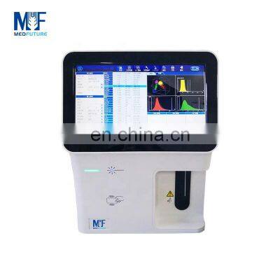 Medfuture 5 Part Hematology Analyzer 60T/H with Large display and Hemocytometer reagent