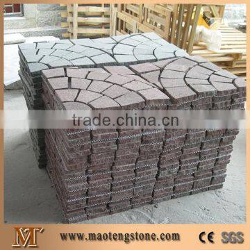 Quadrate walkway granite cube paving stone supplier