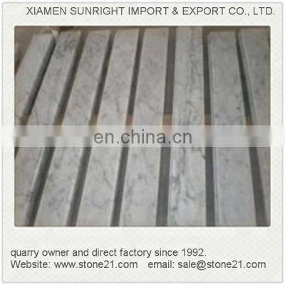 Cheap Natural Stone Tiles , Thin Slab White Carrara Marble Mosaic Tile photo-3