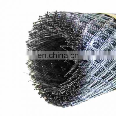 Expanded metal wall galvanized metal plaster mesh roll