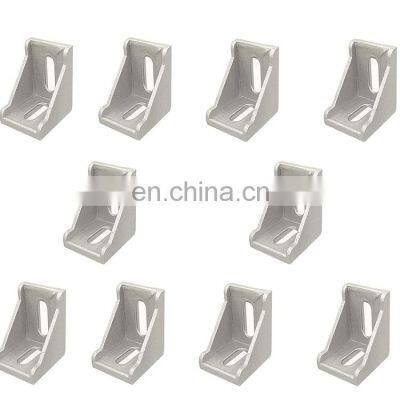 Wholesale corner bracket galvanized steel shelf angle brackets custom metal table corner connector