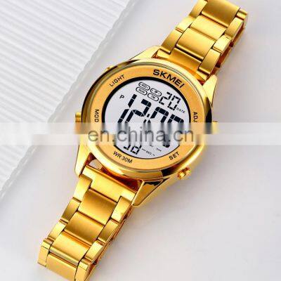 New Arrival Skmei 1849 Luxury Gold Watch for Men Wristwatch Sport Digital Waterproof 30 Meters Wholesale Price