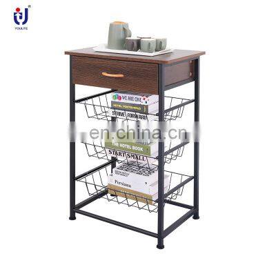 Customized Metal Multipurpose Three-tier Mesh Kitchen Storage Drawer as You Require photo-5