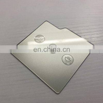 3mm Custom Screen Printing Wall Touch Switch Tempered Glass Panel photo-4
