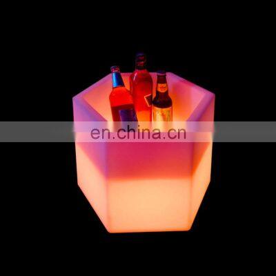 led wine and beverage coolers plastic rgb wine bottle coolers wine holder led ice bucket