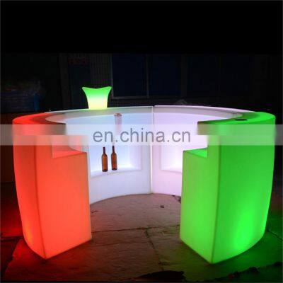 portable bar counter outdoor coffee shop commercial modern led lighted bar counter for sale