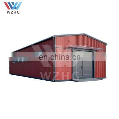 Customized Prefabricated Steel Structure Framed Building Industrial Warehouse With Mezzanine