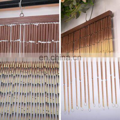 Best Seller Doorway Bamboo Beaded Door Curtain Cheap Beaded Painted Door Curtain Wholesale
