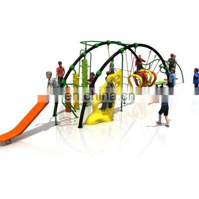 Children Plastic Slide Teenager Outdoor Playground Equipment