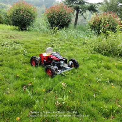 robotic slope mower, China remote slope mower price, wireless remote control lawn mower for sale