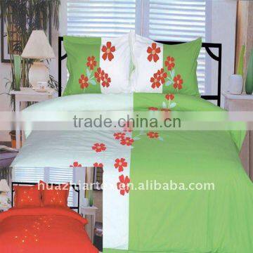 applique Flower bedding set, Patchwork Flower Bed sheet