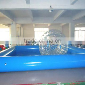 0.9mm PVC tarpaulin Inflatable Swimming Pools for rental business / advertisement