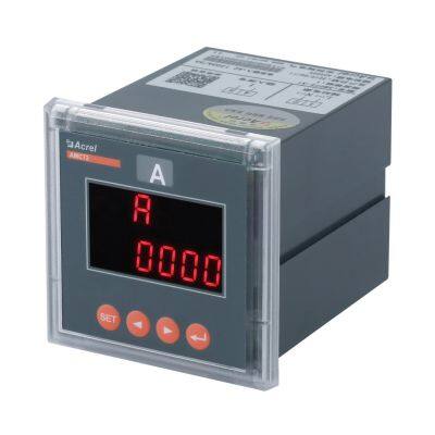 Acrel AMC72-AI/C with RS485 communication LED display single phase ammeter panel mounted