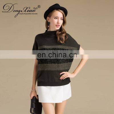 New Style High Quality Pullover Fashion Short Sleeve Women Cashmere Sweater From China photo-4