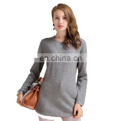 ODM OEM Knit New Zealand Sheep's Merino Wool Sweater for Woman