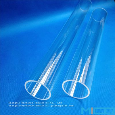 Fused Silica High Temperature High Purity Transparent Clear/opaque Quartz Tube