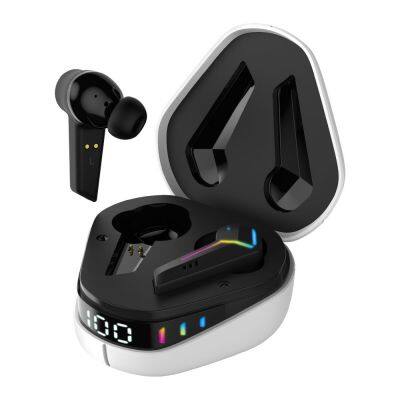 KINGSTAR Gaming Blue tooth Earbuds led display Low Latency Open Case Pairing Gaming Music Model Deep Bass True Wireless earphone