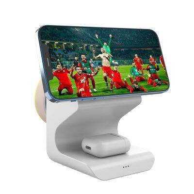 Trending Products 2023 New Arrivals 15W Fast Charging Smart 3 In 1 Wireless Charger Magnetic For Apple photo-2