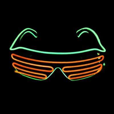 Mix Neon Colors LED Shutter Glasses Party Light up LED Sunglasses Shutter