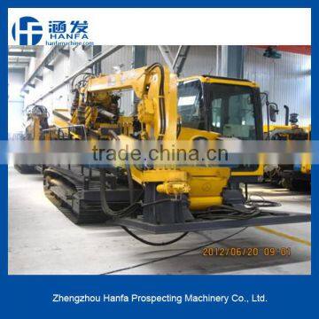 60T back force ,HFDP-60 hydraulic horizontal drilling rig with pipe rack for sale