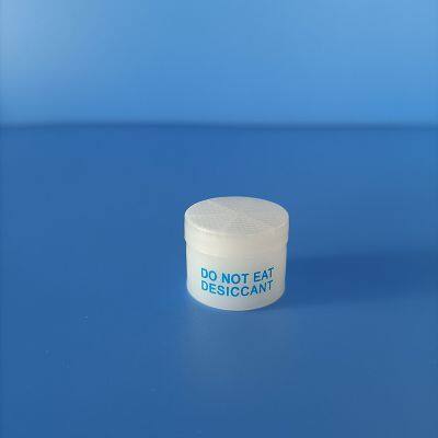 Pharmaceutical Grade Canister Cylinder Silica Gel Desiccant 2g Moisture-proof Beads Plastic Container