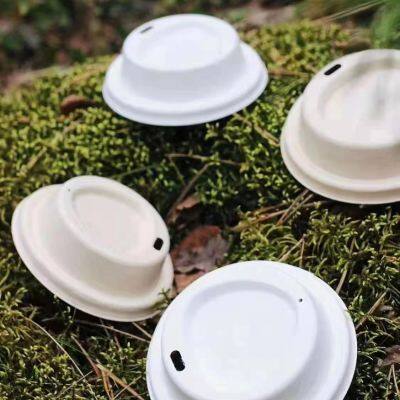 80mm Biodegradable Fiber Lid With Sip Hole Classic Item photo-4