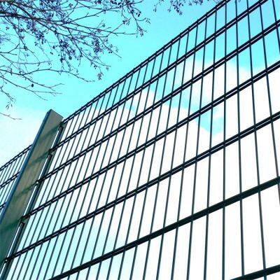 2D Double Wire Mesh Fence With PVC Coating for Corrosion Resistance photo-1