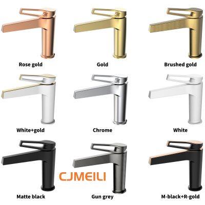 Bathroom Basin Facuet,mixer Tap,brass Waterfall Set,9 Colors photo-4