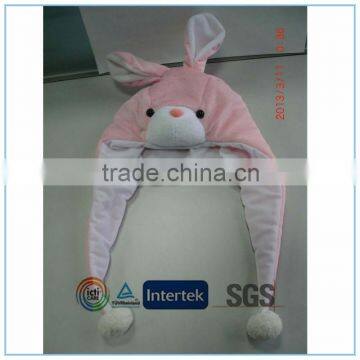 Animal head Rabbit head Winter hat for kids